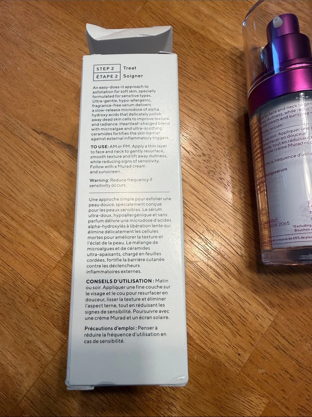 Murad Hydration Heartleaf Gentle Resurfacing Serum 1 ounce